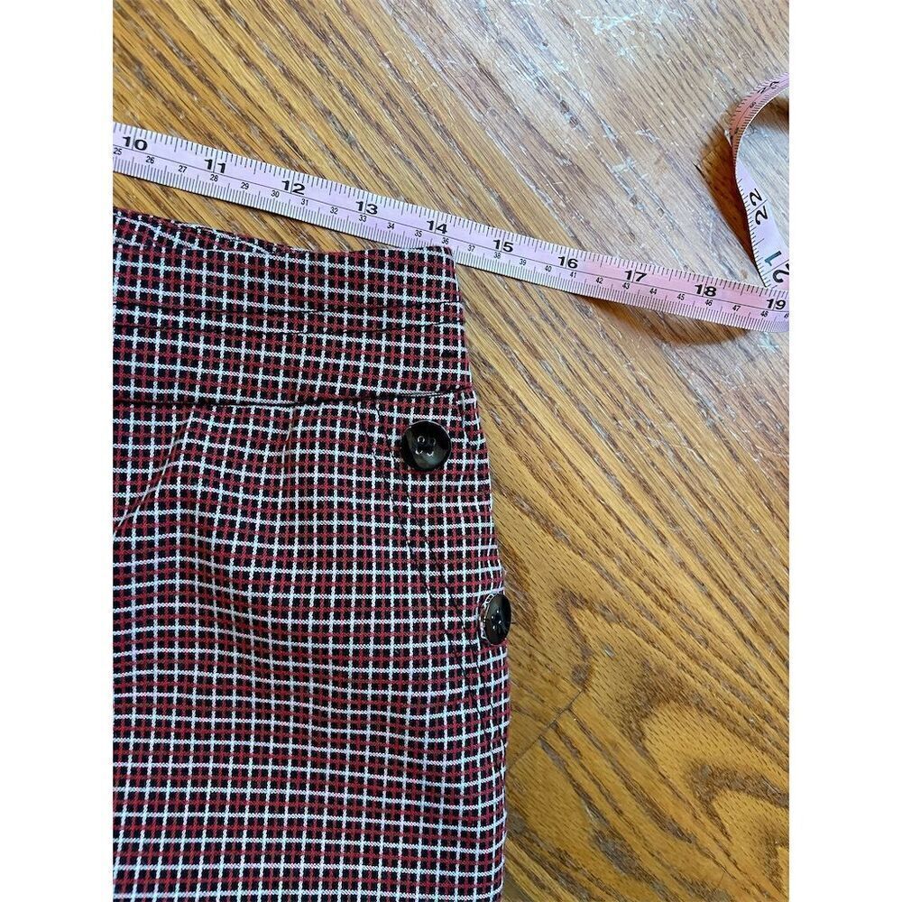 NY & Company Women's Plaid Dress Pants Size 6 Multicolor Straight Leg Casual - Picture 4 of 10
